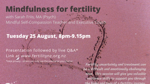 Mindfulness for fertility